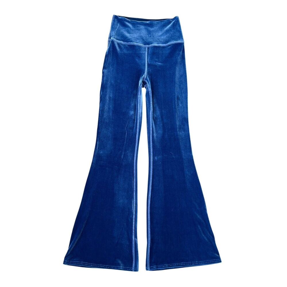 BEYOND YOGA Velvet Velour Flare Leggings Pants Cami Tank Matching Sexy Set Sz S - Picture 4 of 12